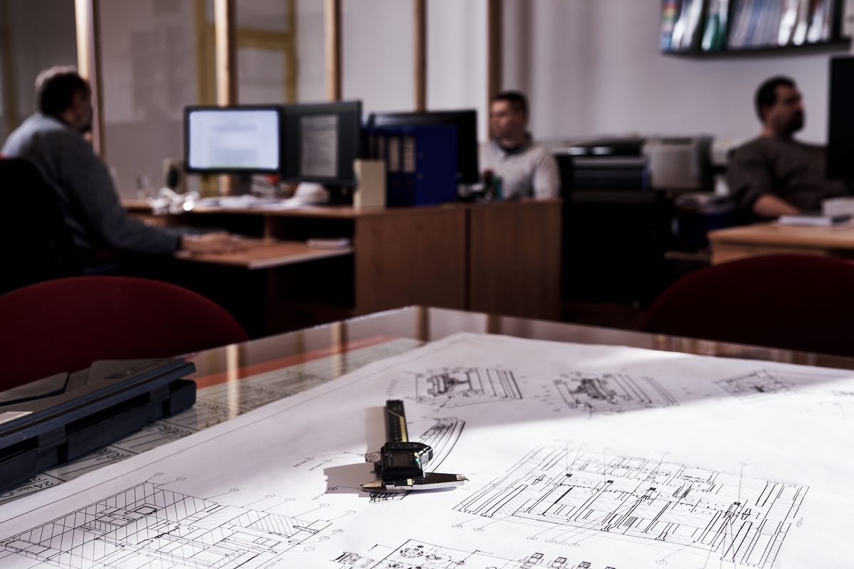 Tool design: technical drawings in the engineering office